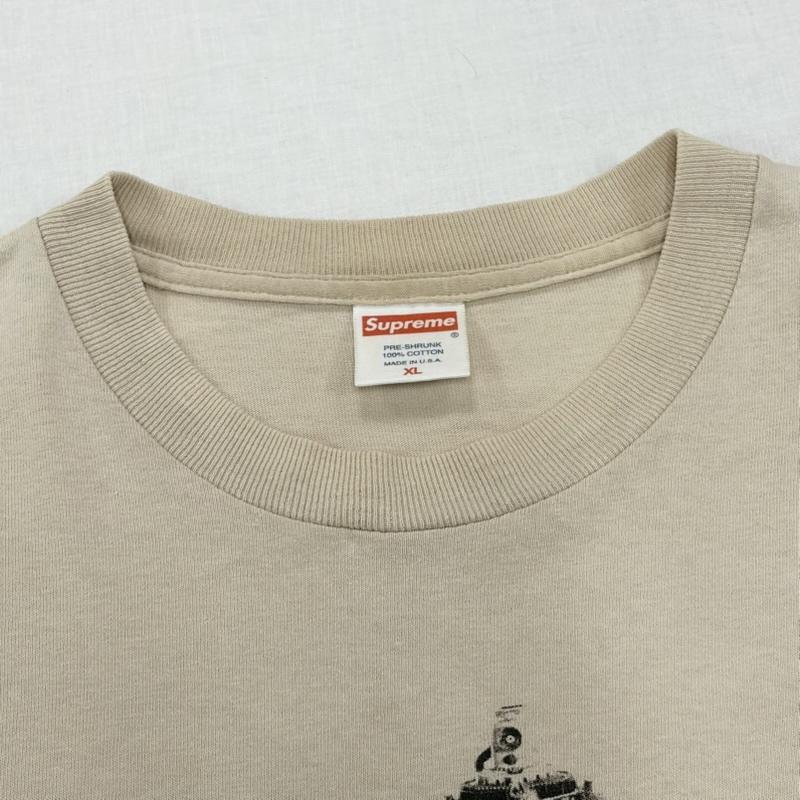 シュプリーム Supreme Tシャツ 半袖 2003 Rammellzee ラメルジー コラボ 半袖 グラフィックプリント Tシャツ ロゴ USA製 XL ロゴ、文字 X プリント ベージュ / ベージュ / beige X 黒 / ブラック / black メンズ USED 古着 中古 50167299