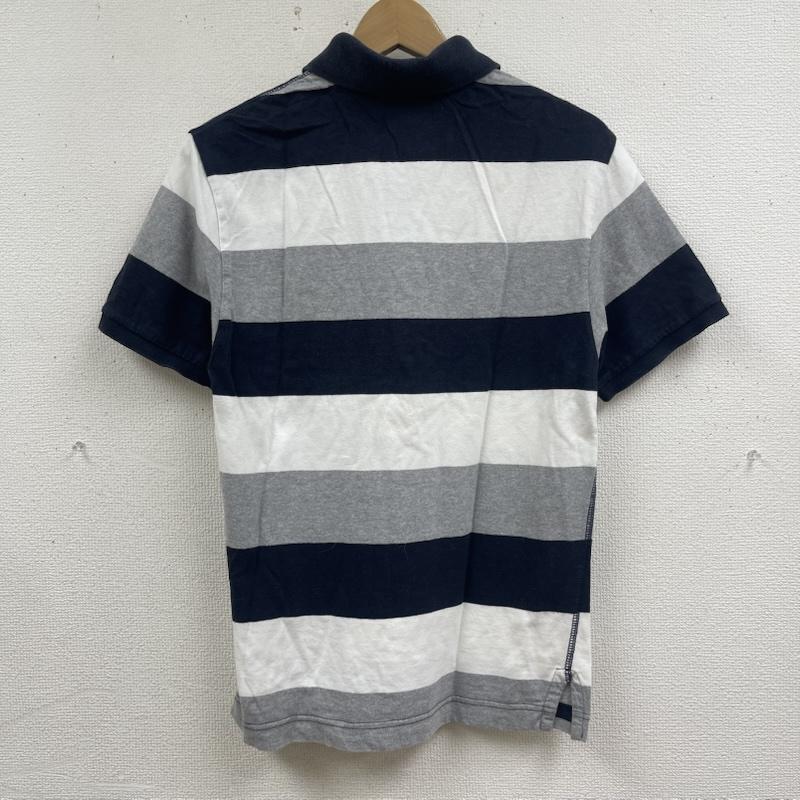 モンクレール MONCLER ポロシャツ 半袖 ロゴ パッチ 刺繍 ボーダー柄 半袖 ポロシャツ p239nct S マルチカラー / マルチカラー / multicolor メンズ USED 古着 中古 50167301