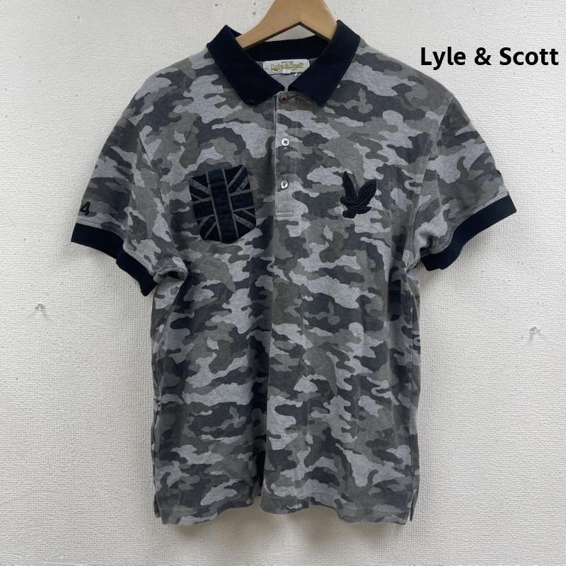 古着 USED ポロシャツ 半袖 Lyle & Scott 半袖 カモフラ 迷彩柄 ポロシャツ lsa-10a-est-pl05 XL 灰 / グレー / gray メンズ USED 古着 中古 50167302