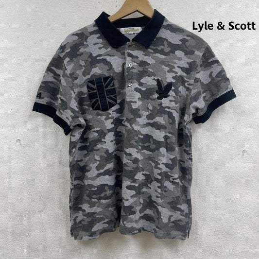 古着 USED ポロシャツ 半袖 Lyle & Scott 半袖 カモフラ 迷彩柄 ポロシャツ lsa-10a-est-pl05 XL 灰 / グレー / gray メンズ USED 古着 中古 50167302