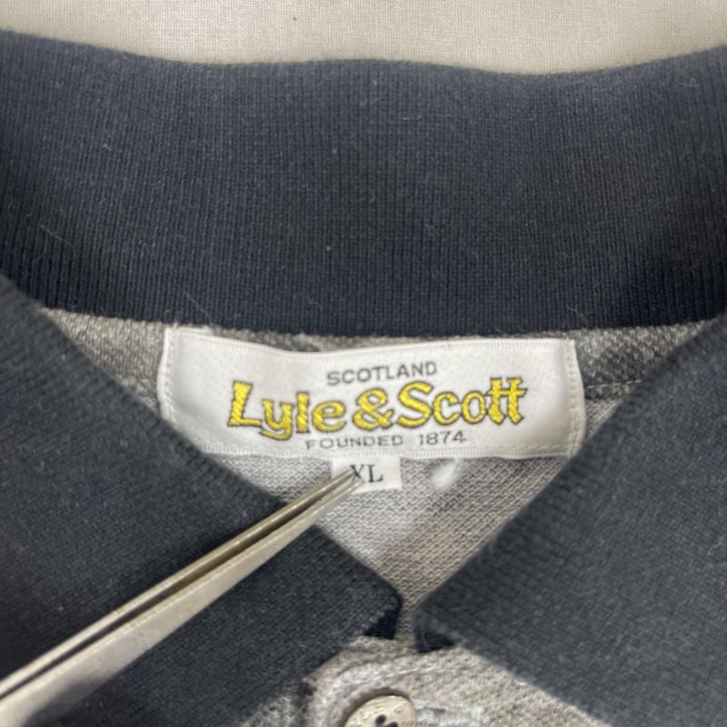 古着 USED ポロシャツ 半袖 Lyle & Scott 半袖 カモフラ 迷彩柄 ポロシャツ lsa-10a-est-pl05 XL 灰 / グレー / gray メンズ USED 古着 中古 50167302