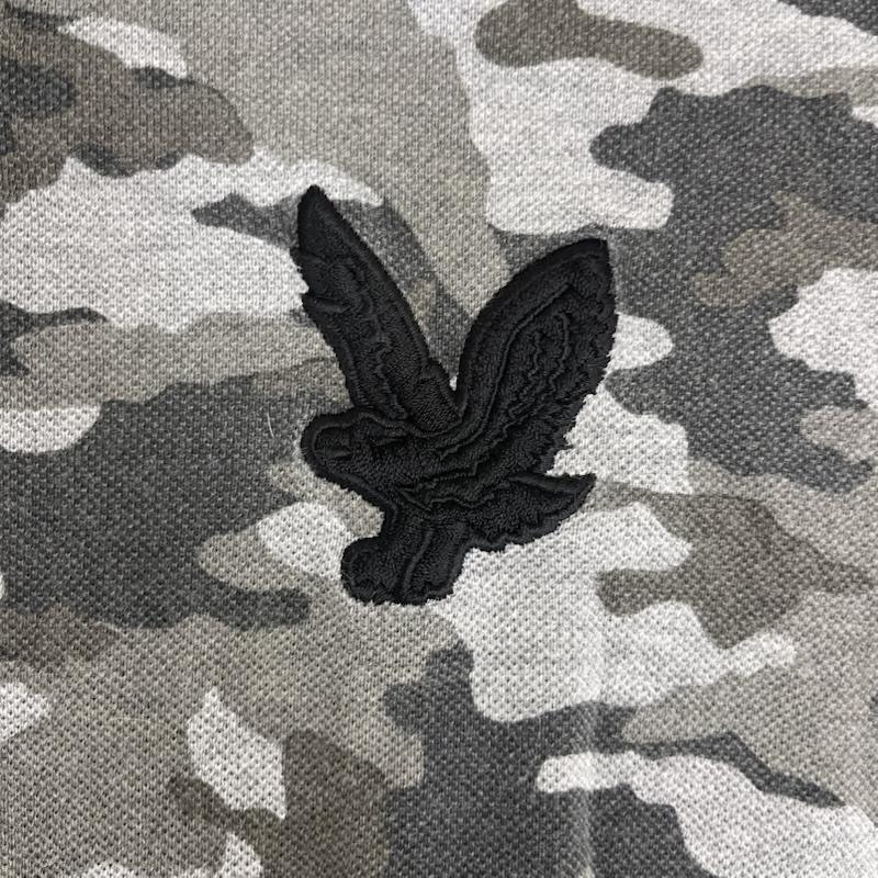 古着 USED ポロシャツ 半袖 Lyle & Scott 半袖 カモフラ 迷彩柄 ポロシャツ lsa-10a-est-pl05 XL 灰 / グレー / gray メンズ USED 古着 中古 50167302