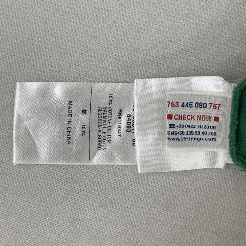 モンクレール MONCLER ポロシャツ 半袖 ロゴ ワッペン刺繍 半袖 ホワイトライン ポロシャツ M 緑 / グリーン / green メンズ USED 古着 中古 50167304