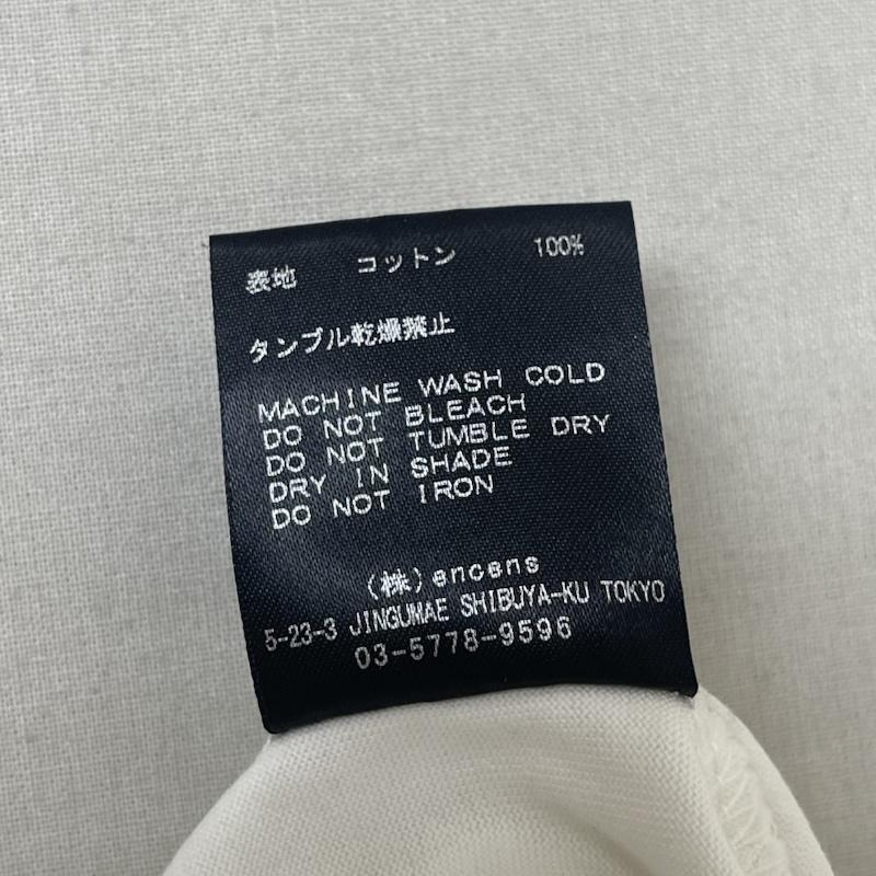 シュタイン stein Tシャツ 半袖 日本製 SCENE ロゴ オーバーサイズ ロングスリーブ Tシャツ M 白 / ホワイト / white メンズ USED 古着 中古 50167305