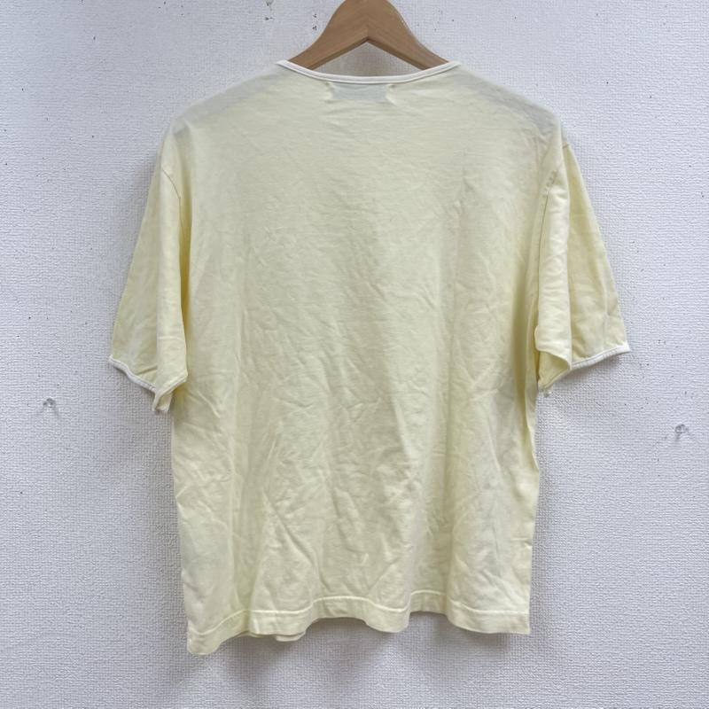 バーバリーズ BURBERRYS Tシャツ 半袖 イギリス製 ヴィンテージ ロゴ刺繍 半袖 Tシャツ カットソー M 黄 / イエロー / yellow メンズ USED 古着 中古 50167307