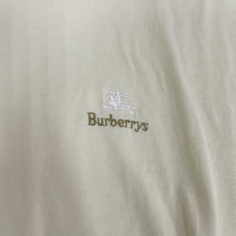 バーバリーズ BURBERRYS Tシャツ 半袖 イギリス製 ヴィンテージ ロゴ刺繍 半袖 Tシャツ カットソー M 黄 / イエロー / yellow メンズ USED 古着 中古 50167307