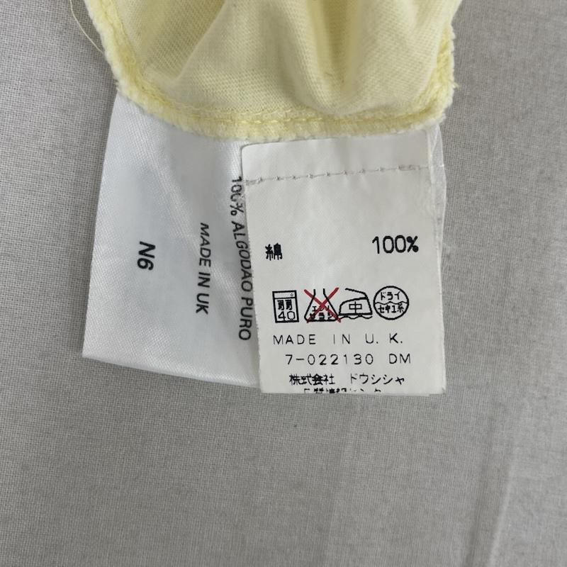 バーバリーズ BURBERRYS Tシャツ 半袖 イギリス製 ヴィンテージ ロゴ刺繍 半袖 Tシャツ カットソー M 黄 / イエロー / yellow メンズ USED 古着 中古 50167307