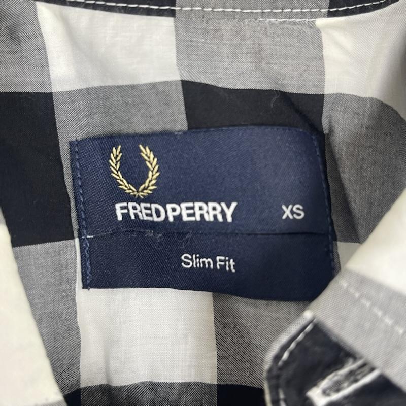 フレッドペリー FRED PERRY シャツ、ブラウス 半袖 ブロック ギンガム チェック柄 半袖 ボタン ダウンシャツ m9360 XS マルチカラー / マルチカラー / multicolor メンズ USED 古着 中古 50167308