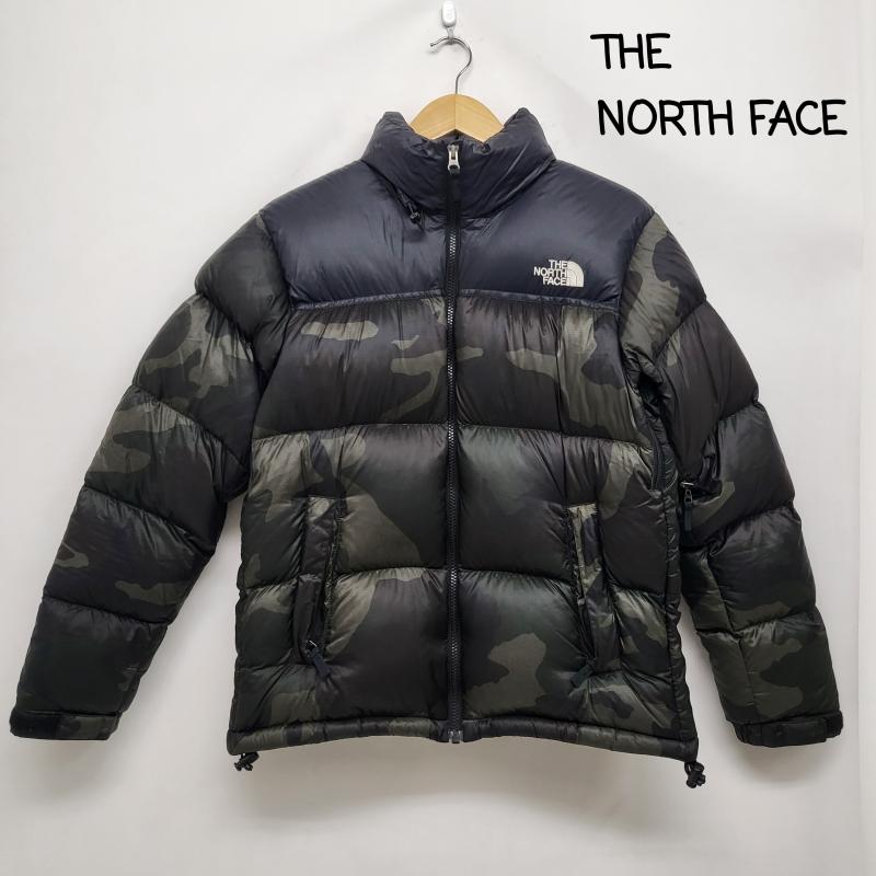 ザノースフェイス THE NORTH FACE ジャケット、上着 ダウンジャケット ノベルティヌプシ ダウンジャケット アウター スポーツ アウトドア ND91408 M カモフラージュ柄・迷彩 黒 / ブラック / black メンズ USED 古着 中古 50167314
