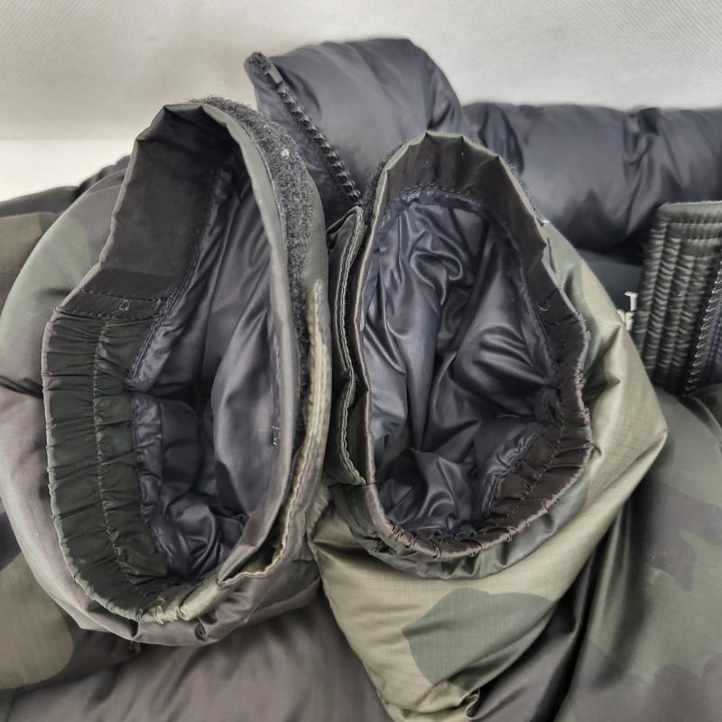 ザノースフェイス THE NORTH FACE ジャケット、上着 ダウンジャケット ノベルティヌプシ ダウンジャケット アウター スポーツ アウトドア ND91408 M カモフラージュ柄・迷彩 黒 / ブラック / black メンズ USED 古着 中古 50167314