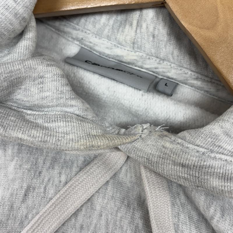 カーハート ダブリューアイピー Carhartt WIP パーカー 長袖 I027041 ロゴ 刺繍 プルオーバー フーディ 霜降り スウェット パーカー サイドリブ L メンズ USED 古着 中古 50167316