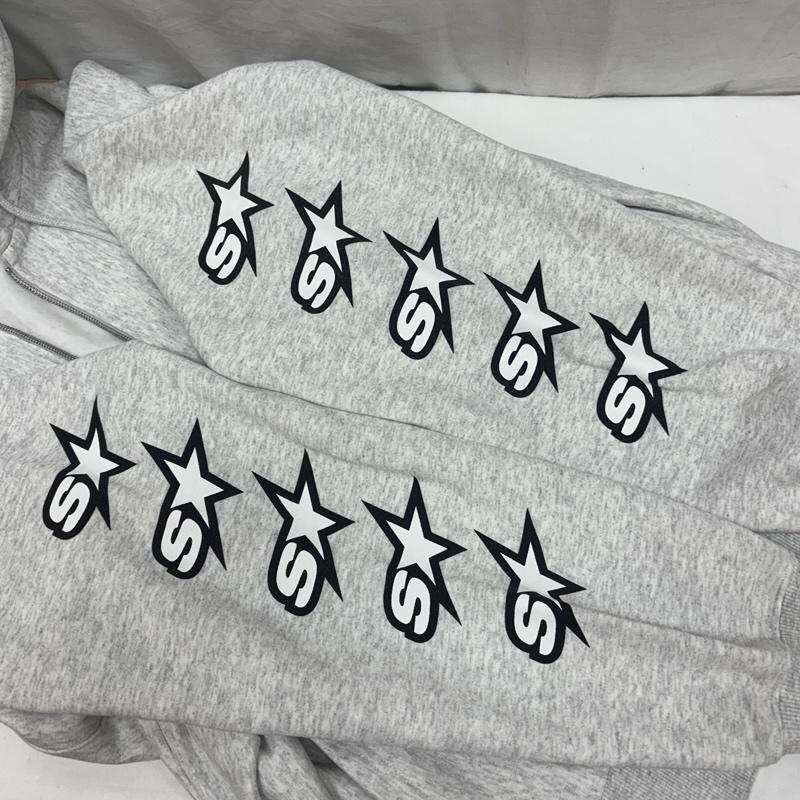 ステューシー STUSSY パーカー 長袖 SPEEDWAY ZIP HOODIE スリーブロゴ フルジップ フーディ スウェット パーカー XL メンズ USED 古着 中古 50167319