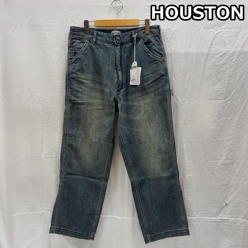ヒューストン HOUSTON パンツ ワークパンツ、ペインターパンツ 10175 デニム ワーク ペインター パンツ UNION MADE ユニオンチケット 32インチ メンズ USED 古着 中古 50167321