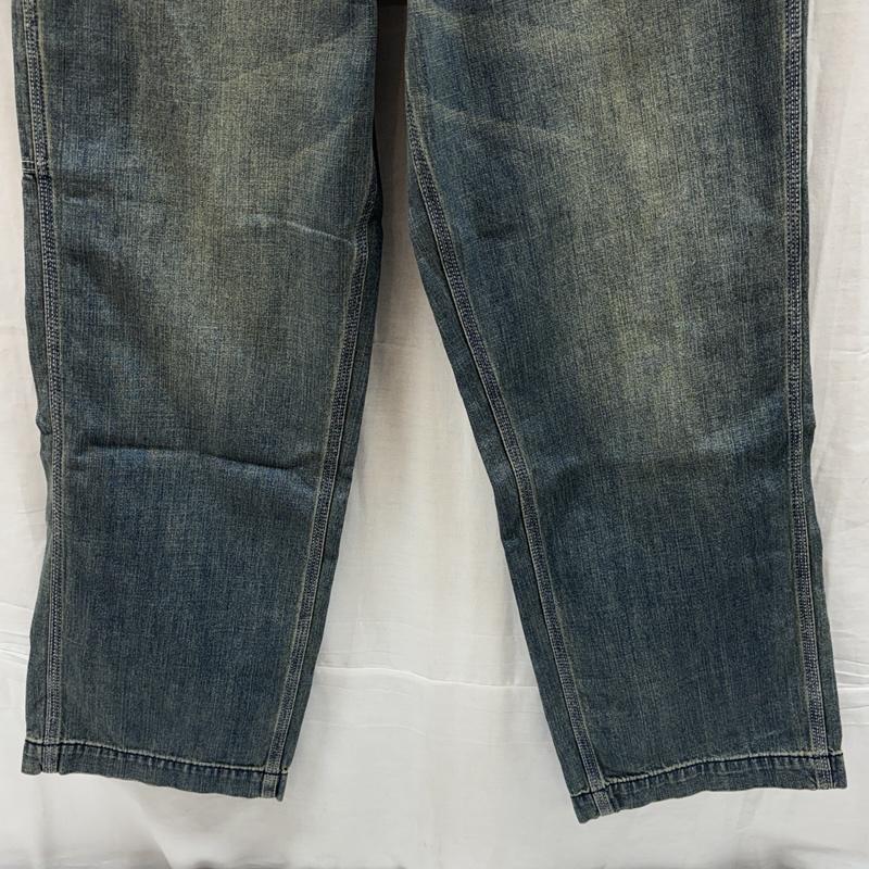 ヒューストン HOUSTON パンツ ワークパンツ、ペインターパンツ 10175 デニム ワーク ペインター パンツ UNION MADE ユニオンチケット 32インチ メンズ USED 古着 中古 50167321