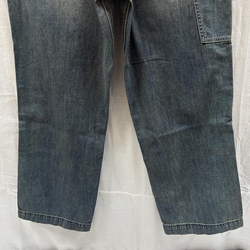 ヒューストン HOUSTON パンツ ワークパンツ、ペインターパンツ 10175 デニム ワーク ペインター パンツ UNION MADE ユニオンチケット 32インチ メンズ USED 古着 中古 50167321