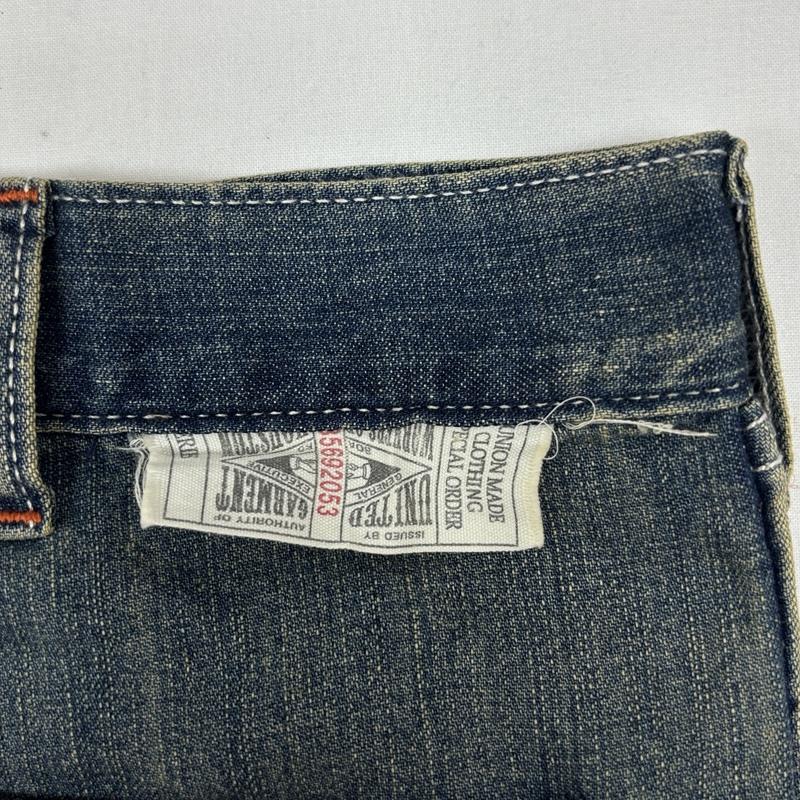 ヒューストン HOUSTON パンツ ワークパンツ、ペインターパンツ 10175 デニム ワーク ペインター パンツ UNION MADE ユニオンチケット 32インチ メンズ USED 古着 中古 50167321