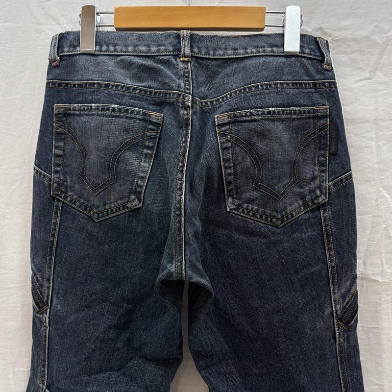 カスタムカルチャー CUSTOM CULTURE ボトムス ボトムス デニム フレア パンツ スラッシュポケット ベルトデザイン 135-1305 44 メンズ USED 古着 中古 50167322