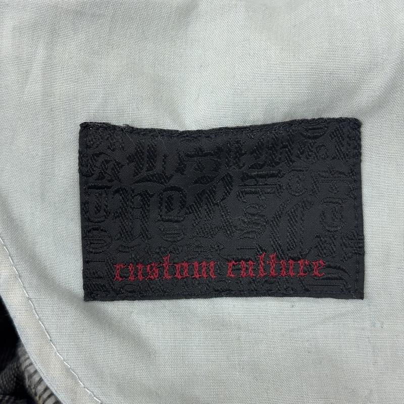 カスタムカルチャー CUSTOM CULTURE ボトムス ボトムス デニム フレア パンツ スラッシュポケット ベルトデザイン 135-1305 44 メンズ USED 古着 中古 50167322