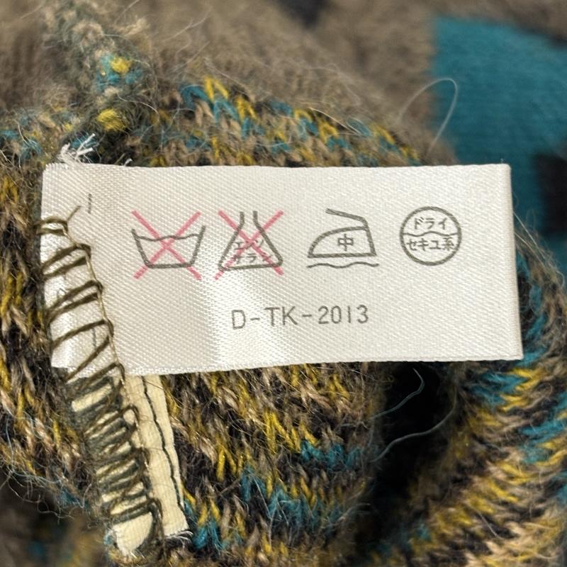 古着 USED ニット、セーター 長袖 OLIVER イタリア製 総柄 ニット セーター D-TK-2013 S メンズ USED 古着 中古 50167323
