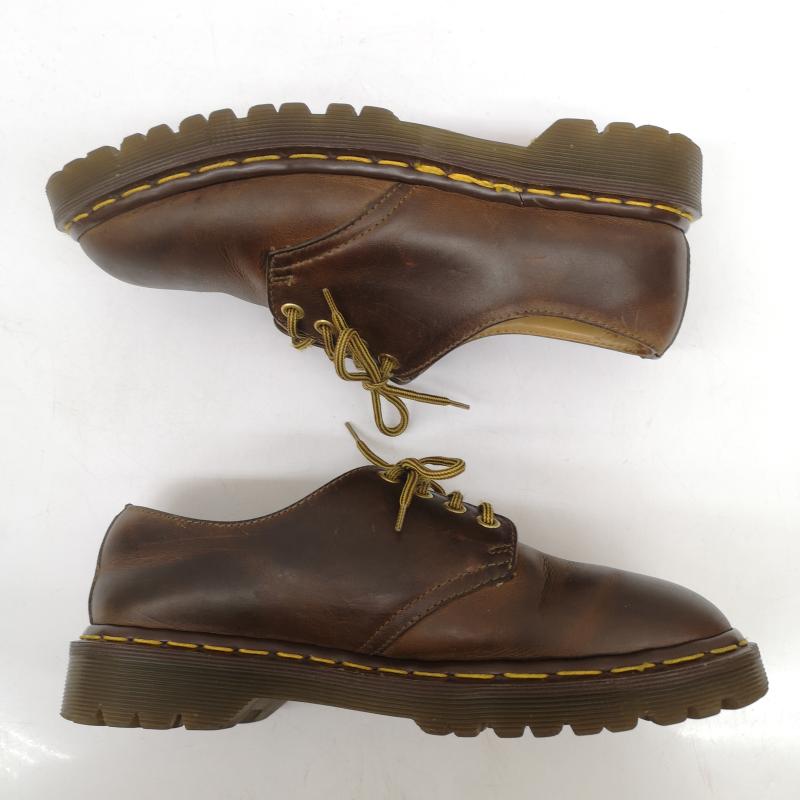 ドクターマーチン Dr.Martens 革靴 革靴 イングランド製 1561 4ホール プレーントゥ 革靴 UK：7 茶 / ブラウン / brown メンズ USED 古着 中古 50167329