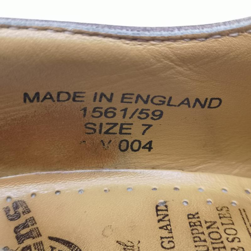 ドクターマーチン Dr.Martens 革靴 革靴 イングランド製 1561 4ホール プレーントゥ 革靴 UK：7 茶 / ブラウン / brown メンズ USED 古着 中古 50167329