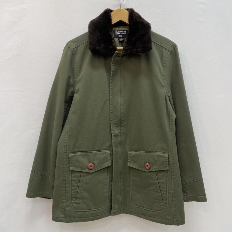 ラルフローレン RALPHLAUREN コート コート一般 N-1 デッキジャケット ボア襟 ミリタリー 米軍 ポロ ジーンズ カンパニー M カーキ / カーキ / khaki メンズ USED 古着 中古 50167330
