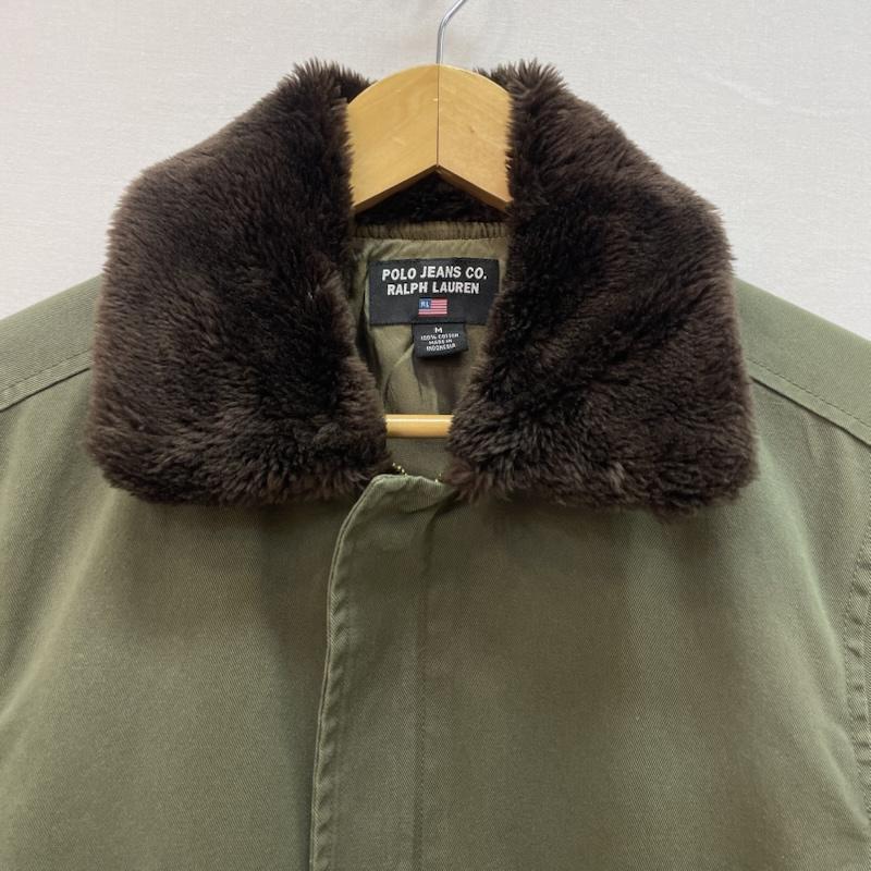 ラルフローレン RALPHLAUREN コート コート一般 N-1 デッキジャケット ボア襟 ミリタリー 米軍 ポロ ジーンズ カンパニー M カーキ / カーキ / khaki メンズ USED 古着 中古 50167330