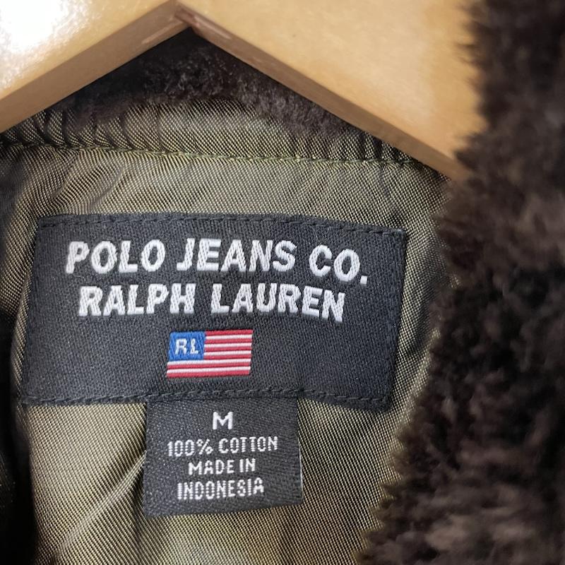 ラルフローレン RALPHLAUREN コート コート一般 N-1 デッキジャケット ボア襟 ミリタリー 米軍 ポロ ジーンズ カンパニー M カーキ / カーキ / khaki メンズ USED 古着 中古 50167330