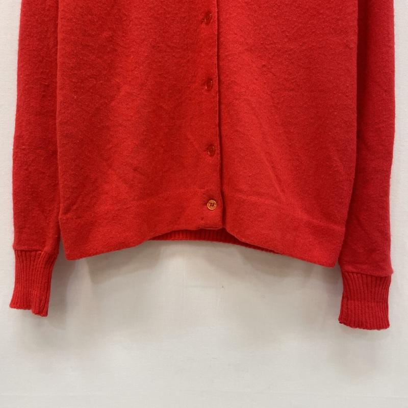 ラコステ LACOSTE カーディガン 長袖 60s 70s ヘイメーカー オルロン アクリル 青ワニ ヴィンテージ - 赤 / レッド / red レディース USED 古着 中古 50167332