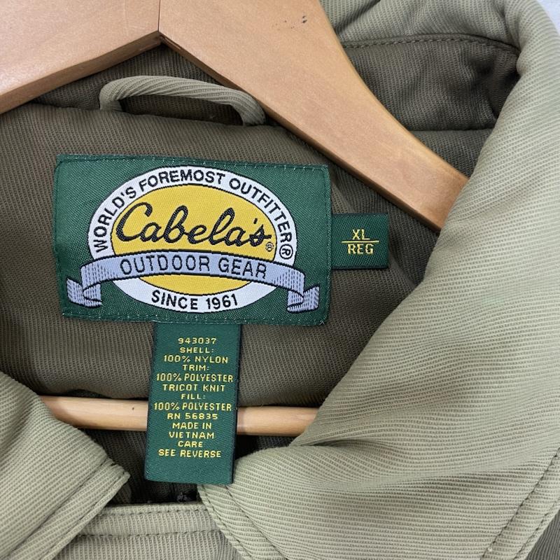 ミリタリー ミリタリー コート コート一般 Cabela s カベラス 90s 00s ハンティング ジャケット XL カーキ / カーキ / khaki メンズ USED 古着 中古 50167336
