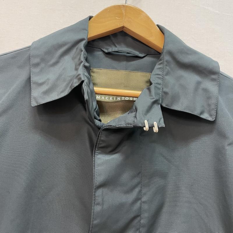 マッキントッシュ Mackintosh コート コート一般 比翼仕立て フライフロント ステンカラーコート 36 紺 / ネイビー / navy メンズ USED 古着 中古 50167339