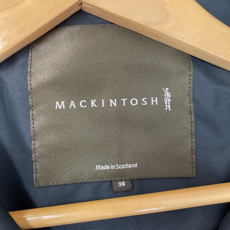 マッキントッシュ Mackintosh コート コート一般 比翼仕立て フライフロント ステンカラーコート 36 紺 / ネイビー / navy メンズ USED 古着 中古 50167339