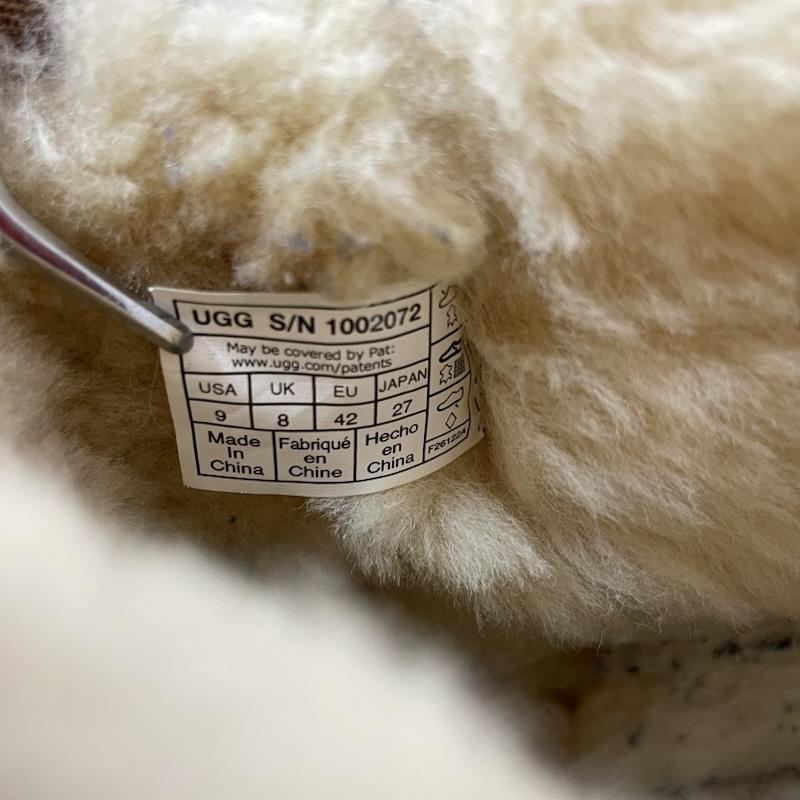 アグ UGG ブーツ ショートブーツ ミニ ムートン ブーツ クラシックミニII チェスナット シープ スキン ボア 27.0cm キャメル / キャメル / メンズ USED 古着 中古 50167341