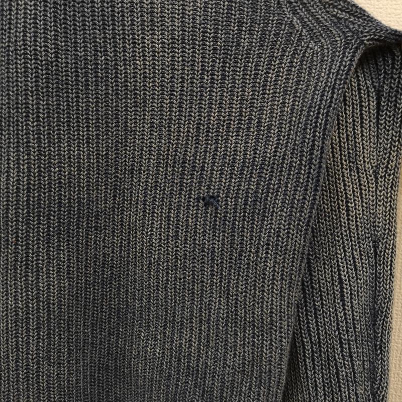 デニムアンドサプライラルフローレン DENIM & SUPPLYRALPHLAUREN カーディガン 長袖 ウォッシュ リペア加工 ショールカラー ニット カーディガン 788504689001 M インディゴ / インディゴ / Indigo メンズ USED 古着 中古 50167343