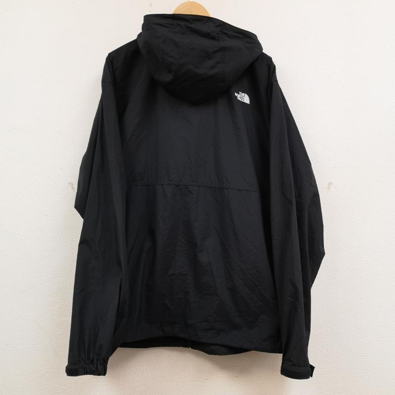 ザノースフェイス THE NORTH FACE ジャケット、上着 ジャンパー、ブルゾン ドローコード ベルクロ 撥水 防風 マウンテン パーカー コンパクト ジャケット NP72230 XXL 黒 / ブラック / black メンズ USED 古着 中古 50167345