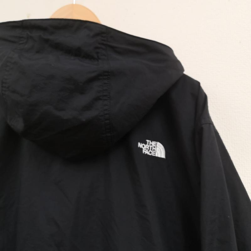 ザノースフェイス THE NORTH FACE ジャケット、上着 ジャンパー、ブルゾン ドローコード ベルクロ 撥水 防風 マウンテン パーカー コンパクト ジャケット NP72230 XXL 黒 / ブラック / black メンズ USED 古着 中古 50167345
