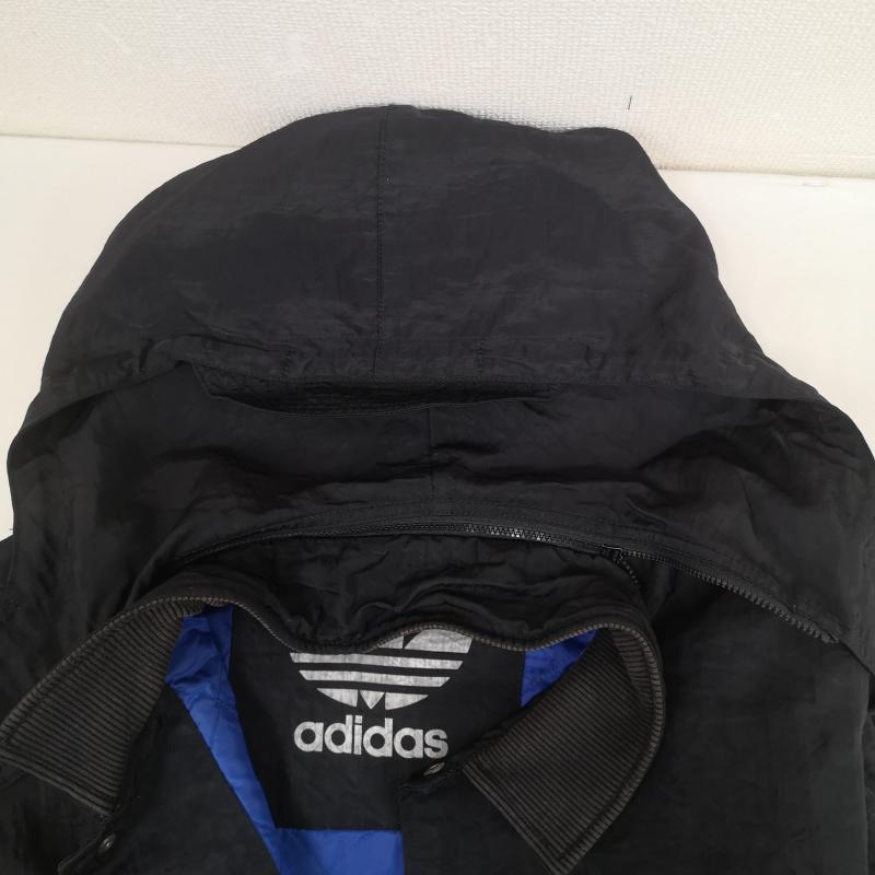アディダス adidas ジャケット、上着 ジャンパー、ブルゾン スナップボタン ビックロゴ キルティング ロング モッズコート ベンチコート 黒 / ブラック / black メンズ USED 古着 中古 50167346