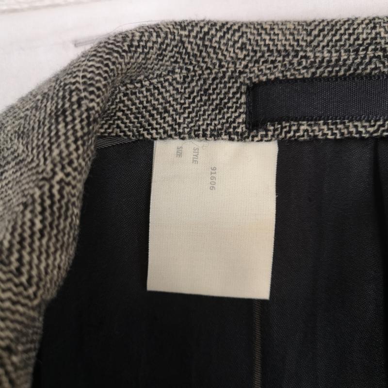 エヌハリウッド N.HOOLYWOOD ジャケット、上着 ジャケット、ブレザー 日本製 19AW モダン ヘリンボーン ダブルブレスト ジャケット 192-JK04 36 灰 / グレー / gray メンズ USED 古着 中古 50167348