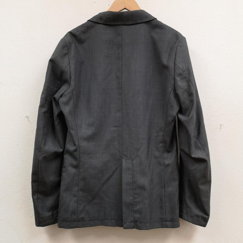 ディーゼル DIESEL ジャケット、上着 ジャケット、ブレザー エンブレムロゴ ライン 2つボタン シングルブレスト ブレザー テーラード ジャケット M チャコールグレー / チャコールグレー / メンズ USED 古着 中古 50167350