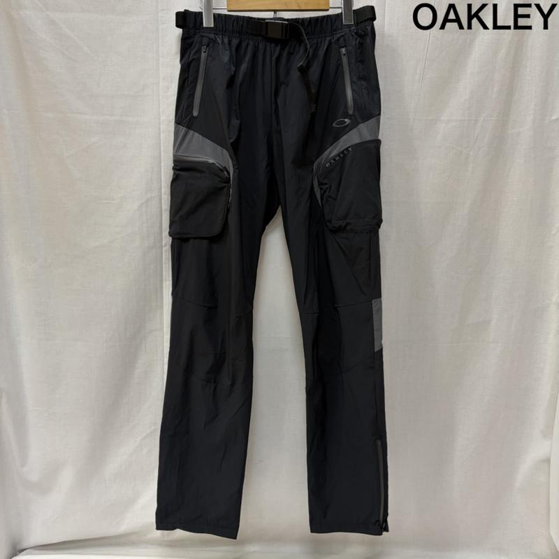 オークリー OAKLEY ボトムス ボトムス Latitude Wr Pant カーゴパンツ トレーニングウェア foa404284 ストレッチ M 無地 X ロゴ、文字 黒 / ブラック / black X 灰 / グレー / gray メンズ USED 古着 中古 50167352