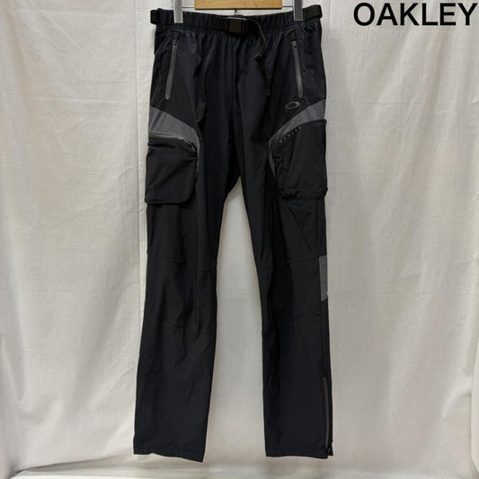 オークリー OAKLEY ボトムス ボトムス Latitude Wr Pant カーゴパンツ トレーニングウェア foa404284 ストレッチ M 無地 X ロゴ、文字 黒 / ブラック / black X 灰 / グレー / gray メンズ USED 古着 中古 50167352