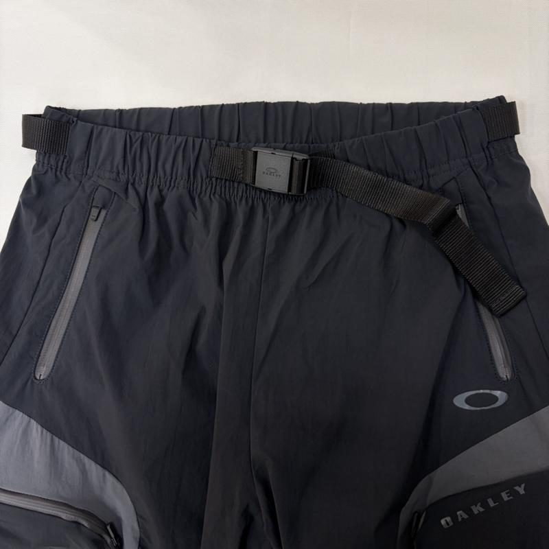 オークリー OAKLEY ボトムス ボトムス Latitude Wr Pant カーゴパンツ トレーニングウェア foa404284 ストレッチ M 無地 X ロゴ、文字 黒 / ブラック / black X 灰 / グレー / gray メンズ USED 古着 中古 50167352