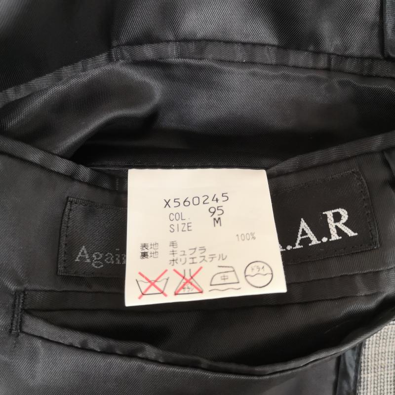 アール A.A.R ジャケット、上着 ジャケット、ブレザー グレンチェック エポレット シングルブレスト ブレザー テーラード ジャケット X560245 M 灰 / グレー / gray メンズ USED 古着 中古 50167353