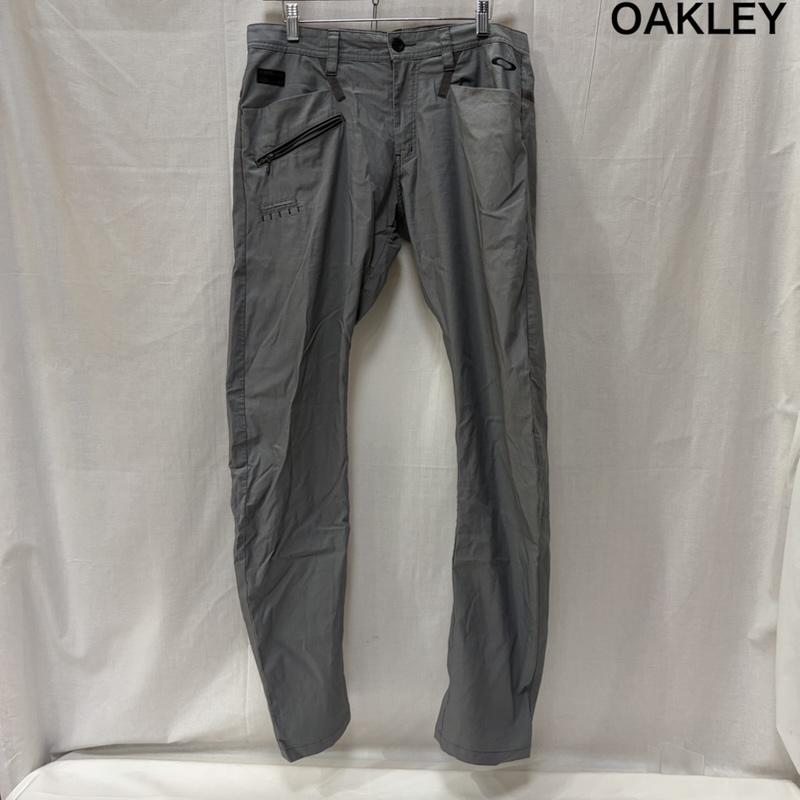 オークリー OAKLEY ボトムス ボトムス バークコレクション 3Dパンツ ストレッチパンツ 422274jp スカル ゴルフライン 33インチ 無地 X ロゴ、文字 灰 / グレー / gray メンズ USED 古着 中古 50167355