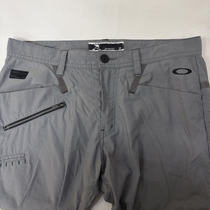オークリー OAKLEY ボトムス ボトムス バークコレクション 3Dパンツ ストレッチパンツ 422274jp スカル ゴルフライン 33インチ 無地 X ロゴ、文字 灰 / グレー / gray メンズ USED 古着 中古 50167355