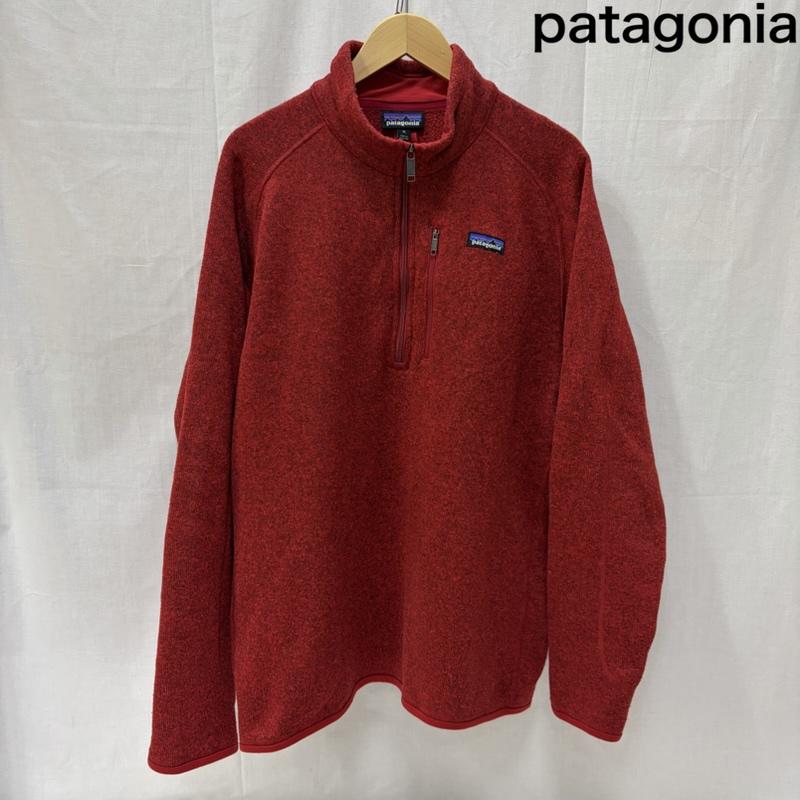パタゴニア patagonia トップス トップス ベターセーター ハーフジップ フリース プルオーバー ハイネック 25522fa17 XL 無地 X ロゴ、文字 赤 / レッド / red メンズ USED 古着 中古 50167359