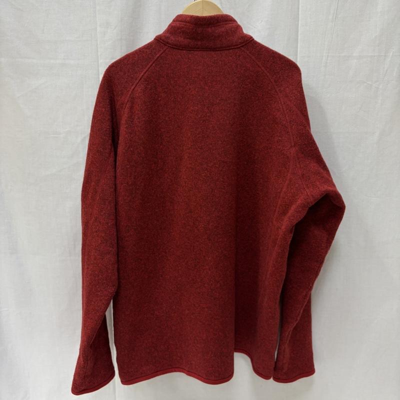 パタゴニア patagonia トップス トップス ベターセーター ハーフジップ フリース プルオーバー ハイネック 25522fa17 XL 無地 X ロゴ、文字 赤 / レッド / red メンズ USED 古着 中古 50167359