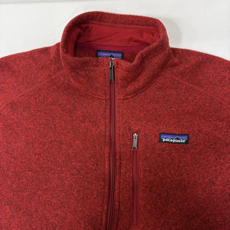 パタゴニア patagonia トップス トップス ベターセーター ハーフジップ フリース プルオーバー ハイネック 25522fa17 XL 無地 X ロゴ、文字 赤 / レッド / red メンズ USED 古着 中古 50167359