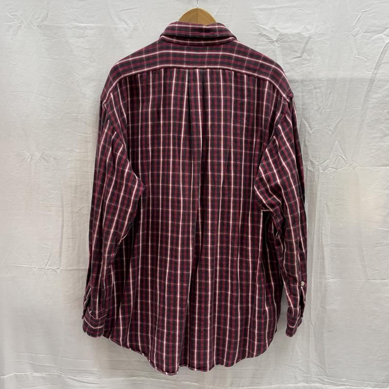 ラルフローレン RALPHLAUREN シャツ、ブラウス 長袖 90年代 ビンテージ BLARE チェック柄 長袖 フランネル シャツ 90s VINTAGE LL チェック メンズ USED 古着 中古 50167361