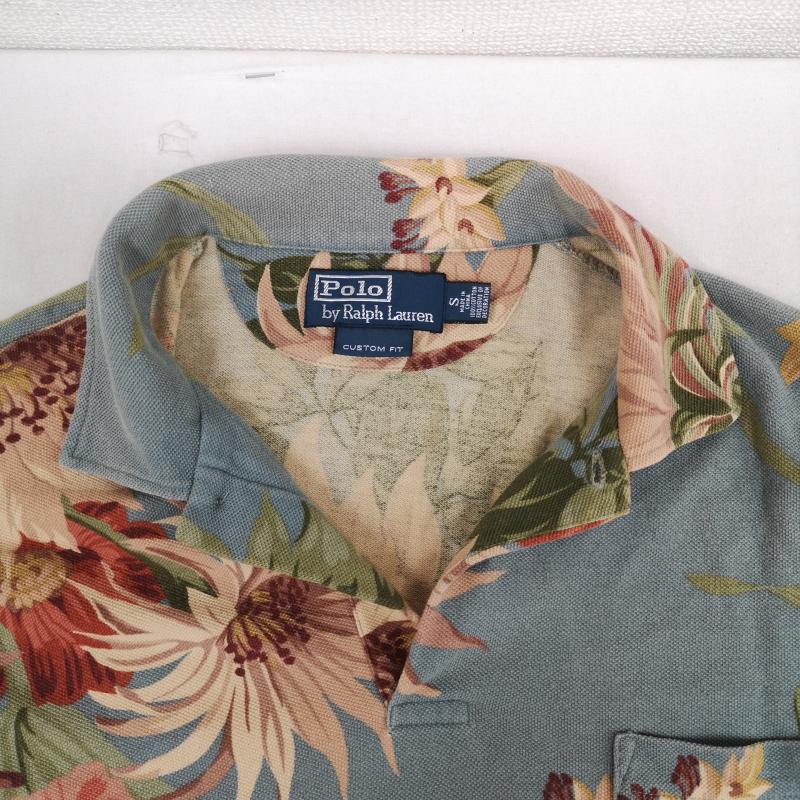 ポロバイラルフローレン Polo by RALPH LAUREN ポロシャツ 半袖 ボタニカルフラワー 花 総柄 南国 半袖 ポロシャツ S マルチカラー / マルチカラー / multicolor メンズ USED 古着 中古 50167364